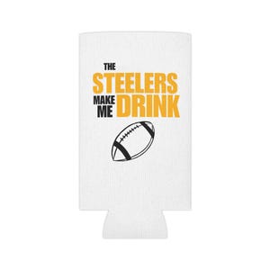 Steelers Can Cooler, Pittsburgh Steelers Cozie, Steelers Funny, Steelers-fancadeau, Steelers-merchandise