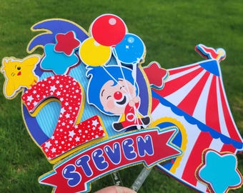 Adorno para tarta 3D Plim Plim Payaso