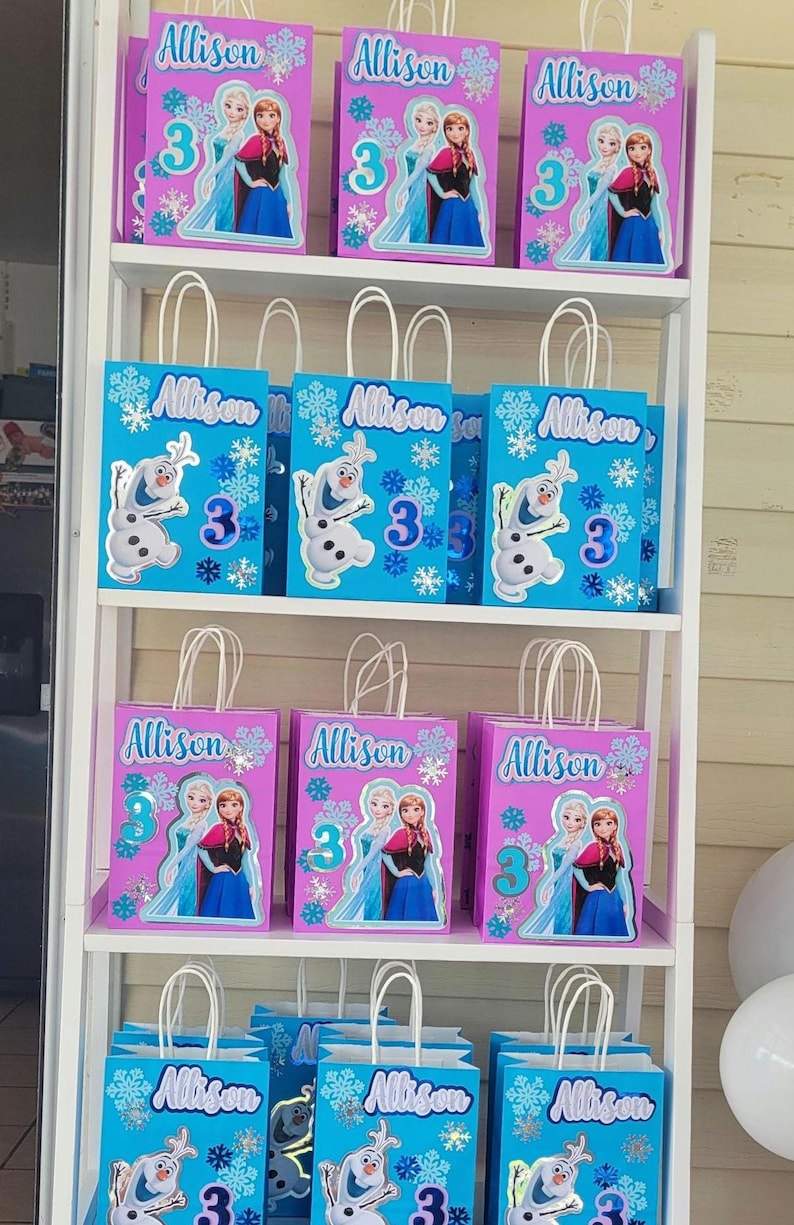 Bolsas de dulces Frozen, Elsa y Anna imagen 2