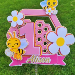 Abejita Chiquitita 3D Cake Topper