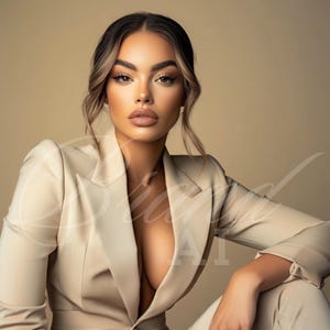 Högkvalitativ affärskvinnamodell för ditt varumärke | Realistisk modell | Digital nedladdning | Stockmodell | Skönhetsmodell | Stockmodellbild