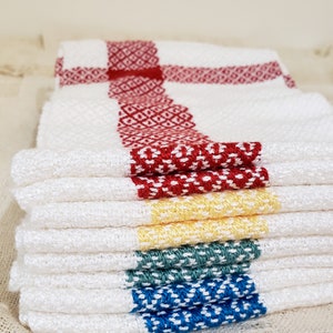 Handwoven Bamboo Hand Towels, Assorted Colors image 7