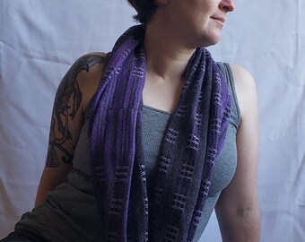 Lavender Princess Handwoven Bamboo Infinity Scarf