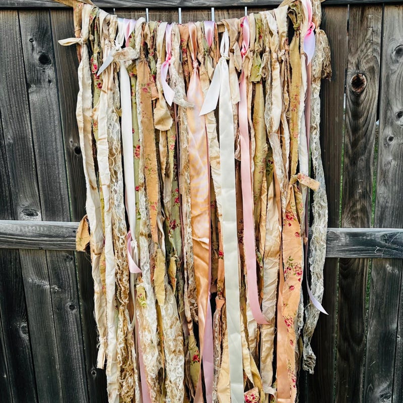 Bohemian Rag Curtains - Etsy