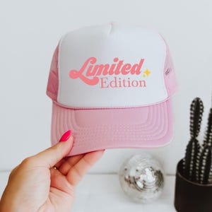Limited Edition | Foam trucker hat | Pink Trucker Hat | Trucker Cap | Pink Snapback | Limited Edition