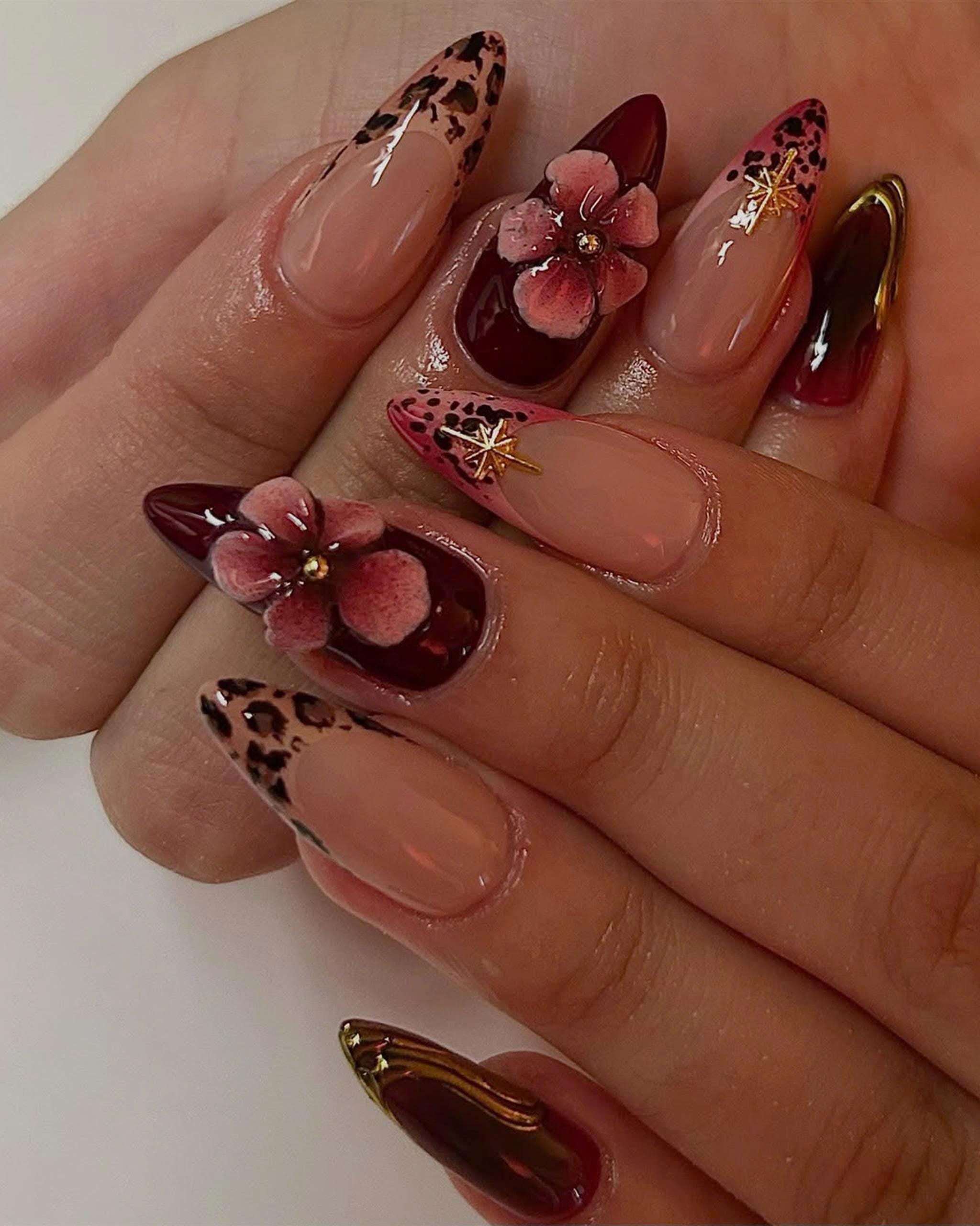 Uñas rojas de vino España