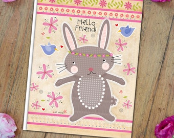 Easter Card, Happy Easter, Spring Card, Friendship Card, Lori Nawyn