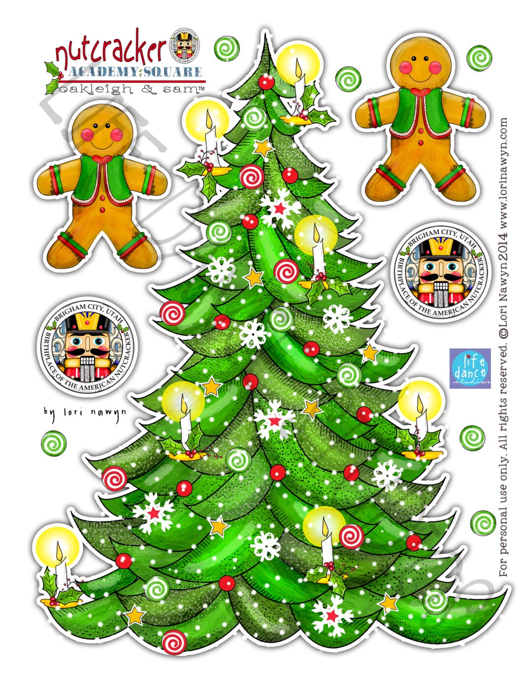 Nutcracker Party Printables Christmas Ornament Nutcracker - Etsy