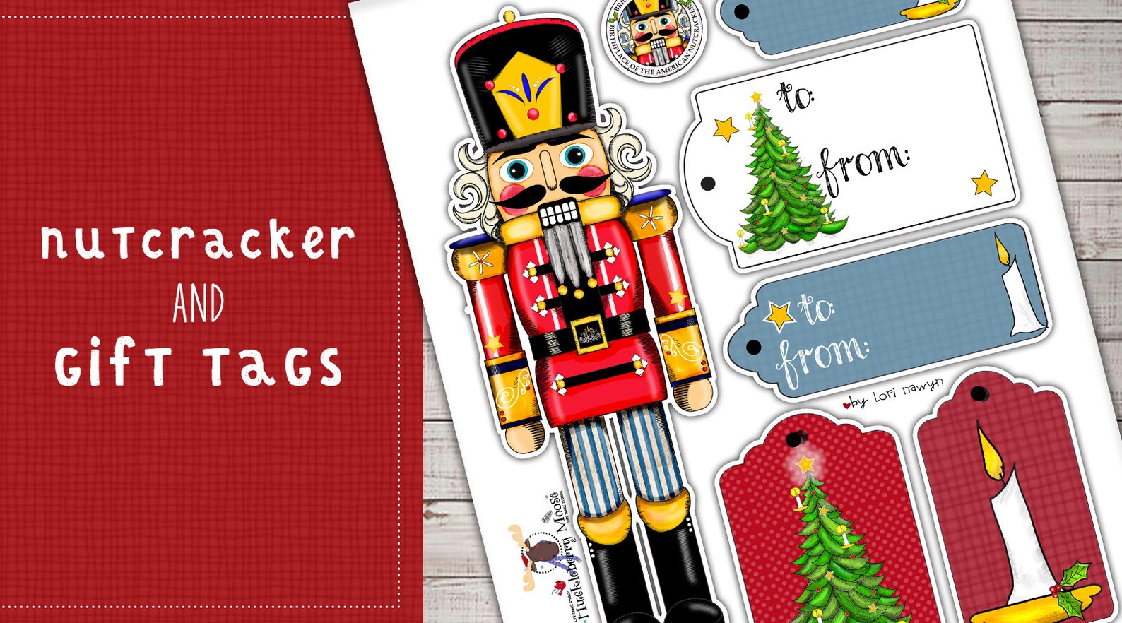Nutcracker Party Printables Christmas Ornament Nutcracker - Etsy