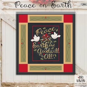 Mini Quilt Kit - Peace on Earth - Wall Hanging - Lori Nawyn MQK105