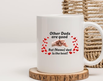 Mug pour la fête des pères | meilleure tasse de café à papa | Mug papa, cadeau fête des pères | tasse de café amusante pour lui | meilleur père du monde | cadeau personnalisé| Papa