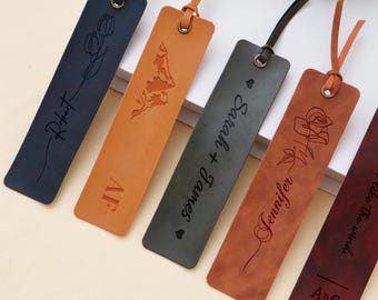 Personalisiertes Leder Lesezeichen, Buch Clip mit Namen, Hochzeitsgeschenk, Reader Andenken, Brautjungfer Geschenke