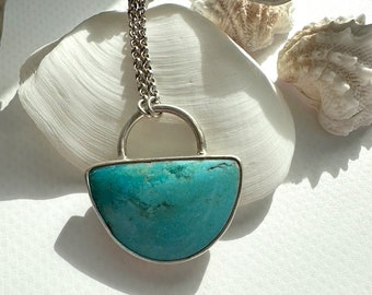 Turquoise Sterling Silver Necklace