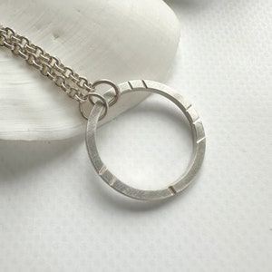 Sterling Silver Circle Necklace