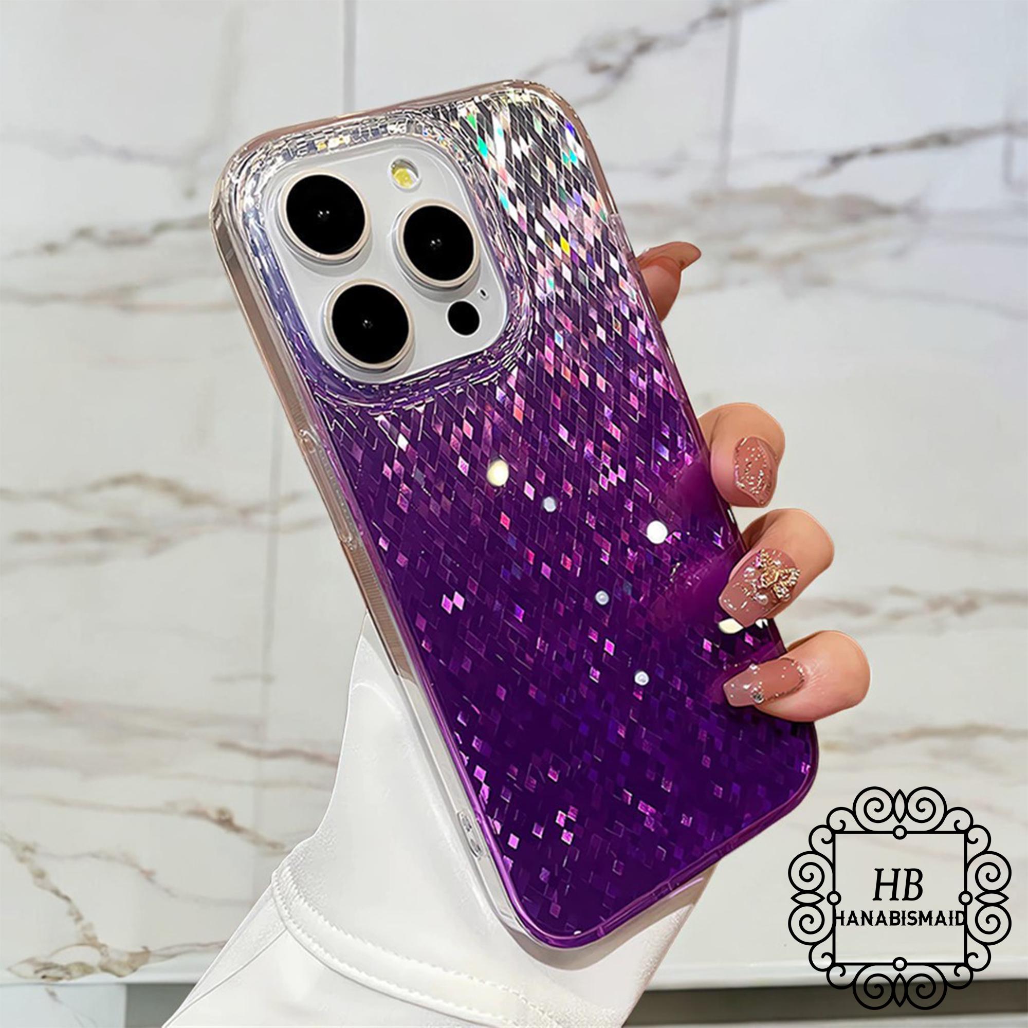 Shiny Bling Glitter Diamond Lattice Sequins Phone Case for Iphone — free download