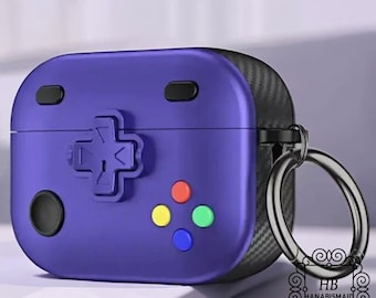 Retro Game Console Case – Silicone Cover for AirPods Pro 2,AirPods Case,Cute AirPods Case,AirPods Cover,Silicone AirPods