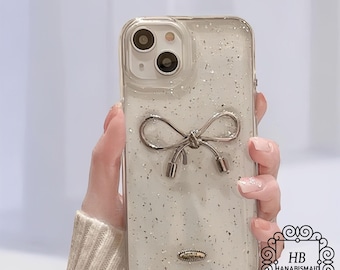 Lint glitter transparant hoesje elegante softcase voor iPhone XR tot 15 Pro Max, sprankelend telefoonhoesje, glitter telefoonhoes
