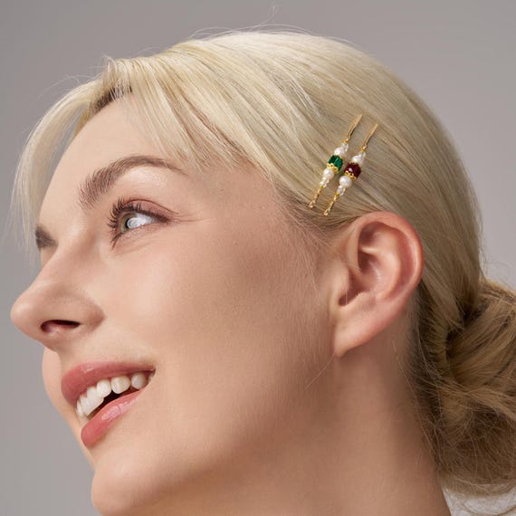 Freshwater Pearl Authentic Hair-clip Fresh Water Pearls Hair Clips Wedding, Pearl Hair Pins  main image 2