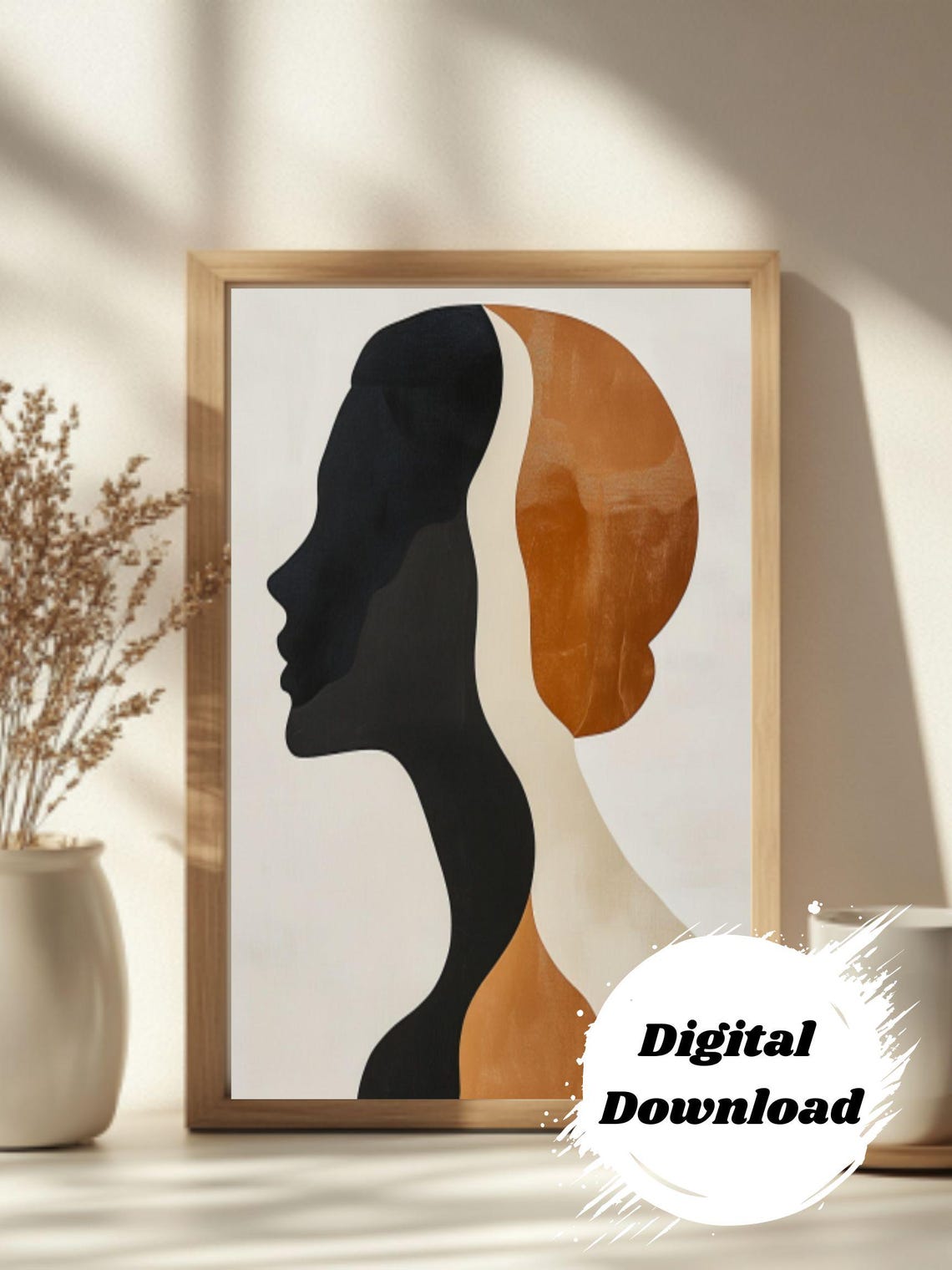 Silhouettes of a Woman’s Essence, Wall Art, Decoration for Bedroom