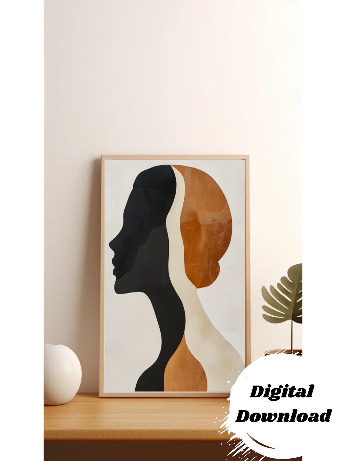 Silhouettes of a Woman’s Essence, Wall Art, Decoration for Bedroom