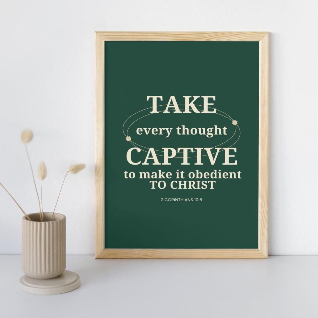 Bible Verse Wall Digital Art Print Corinthians Faith Poster Set of 4 ...
