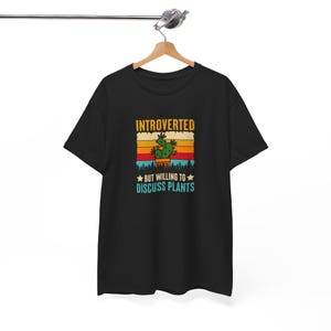 Introverted But Willing To Discuss Plants Classic Cotton T-Shirt