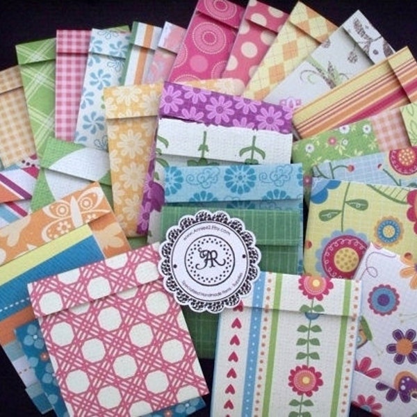 Matchbook Notepads - Mini Notes VARIETY PACK Set of 8 Handmade by Annie42 - AR Creations on Etsy