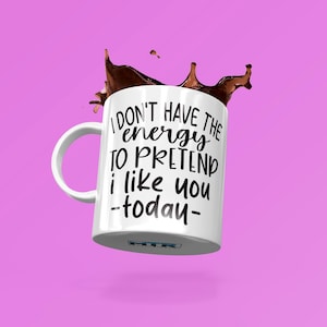 Sarcastic Ceramic Mug: Funny Novelty Coffee Cup, Made in UK