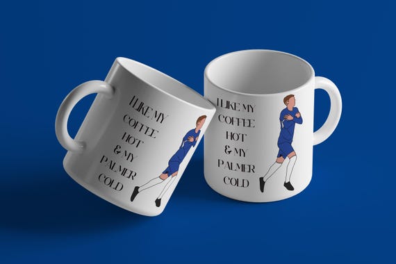 Cole Palmer Sketch Mug: Football Fan Gift, 11oz Ceramic Cup