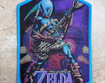 Zelda Majora&#39;s Mask Zora Link Rupee Woven Patch