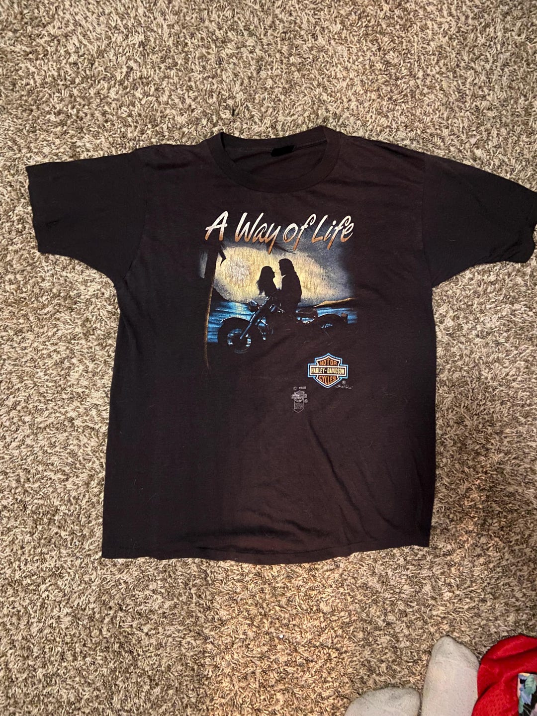 3Dエンブレム ハーレーダビッドソン Tシャツ 1985 - Etsy 日本