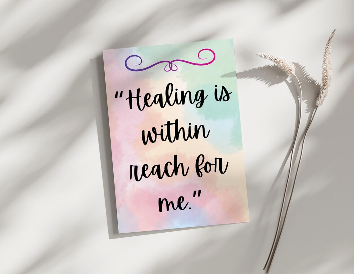 60 Printable Affirmation Cards for Women: Daily Motivation, Positivity ...