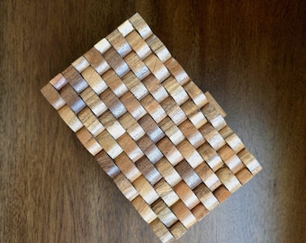 Timber Weave Clutch