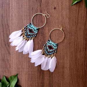 The Dream Feather Earrings