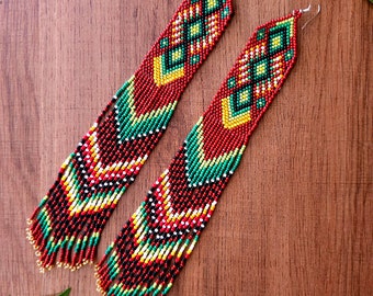 The Sunset Serpent Earrings