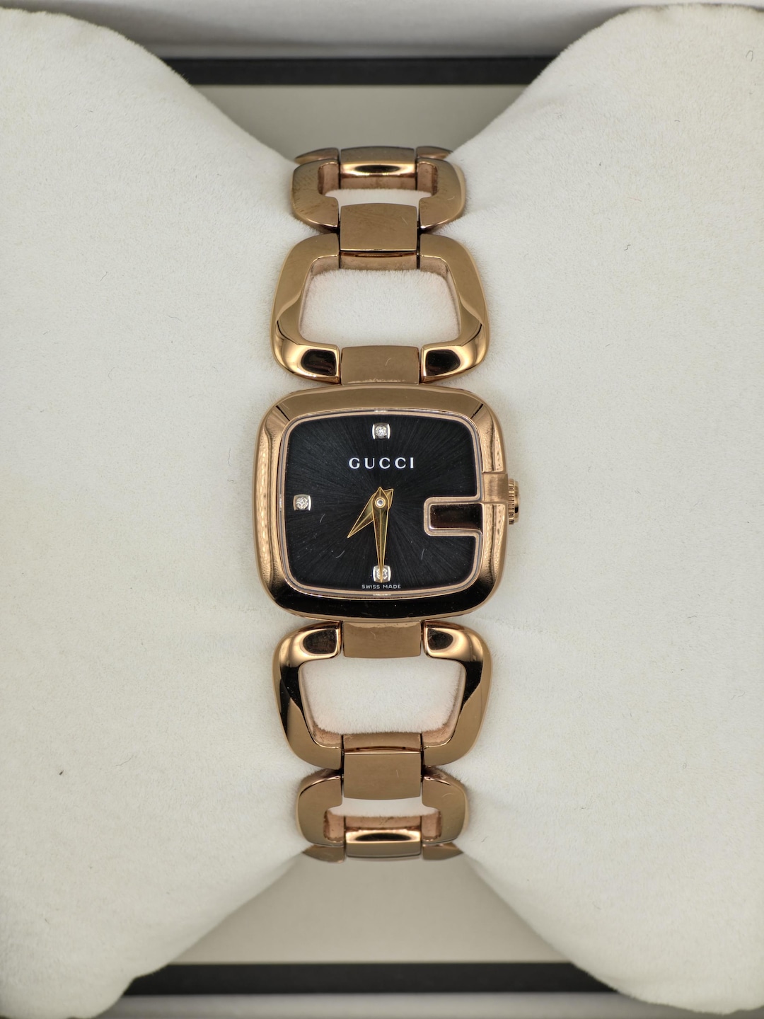 GUCCI 125.5 レディース 腕時計　ヴィンテージ Gucci 125.5 Women Quartz Watch Vintage Copper Tone Box Only