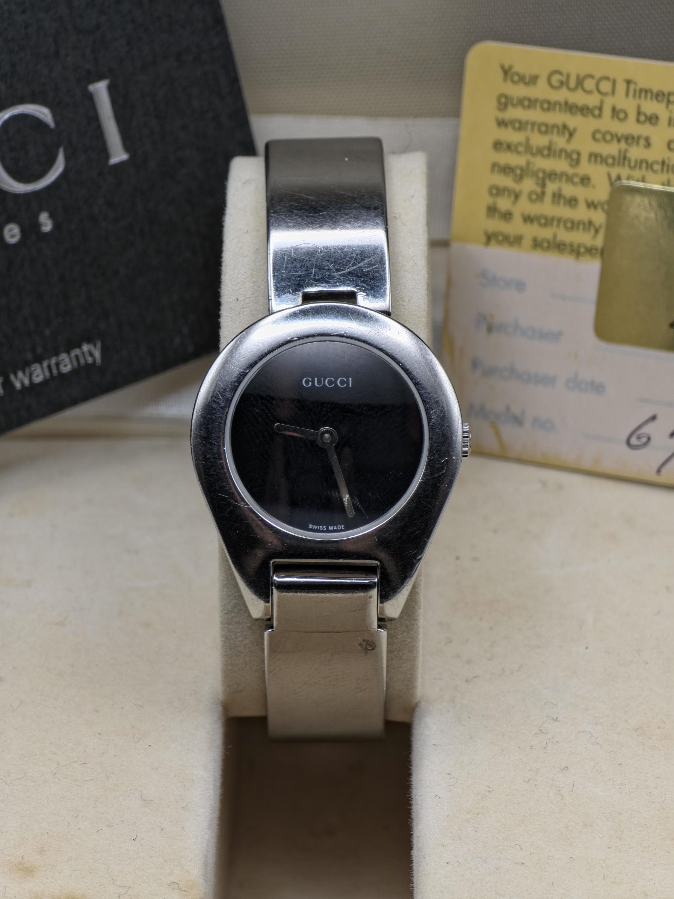 GUCCI 6700L アナログ腕時計 電池交換済 レディース Gucci 6700L Vintage Swiss Women Watch | Box & Warranty - 173 - Etsy