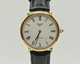 Vintage Longines Automatic Dress Watch | Gold-Tone, Roman Numeral Dial