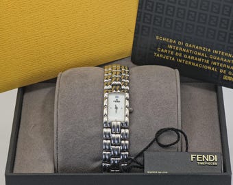 Fendi 660L Quartz Women’s Watch Stainless Steel Rectangular Case Box & Warranty | - 62