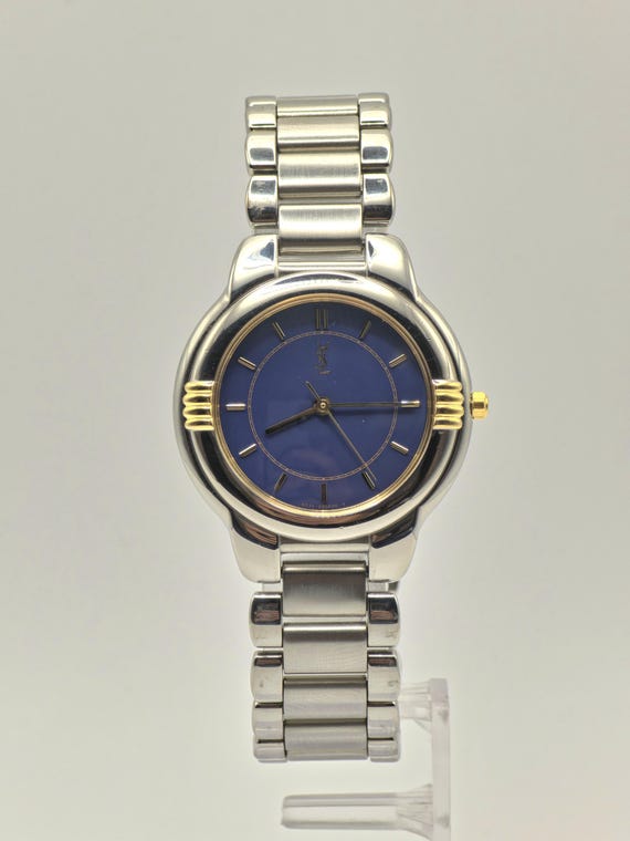 Yves Saint Laurent YSL Stainless Steel Blue Dial Unisex  display picture 2
