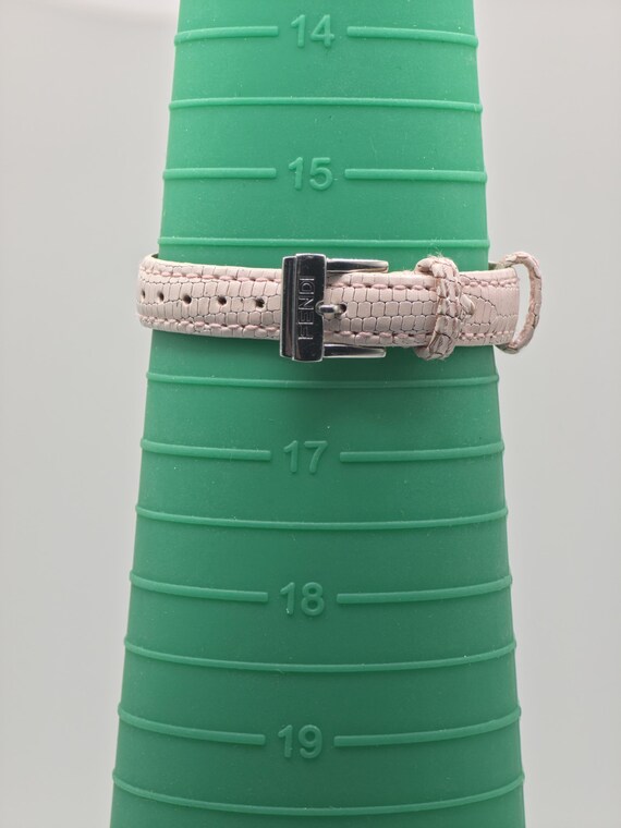 Fendi 003-2700L-763 Women Swiss Quartz Watch Pink Leather Strap