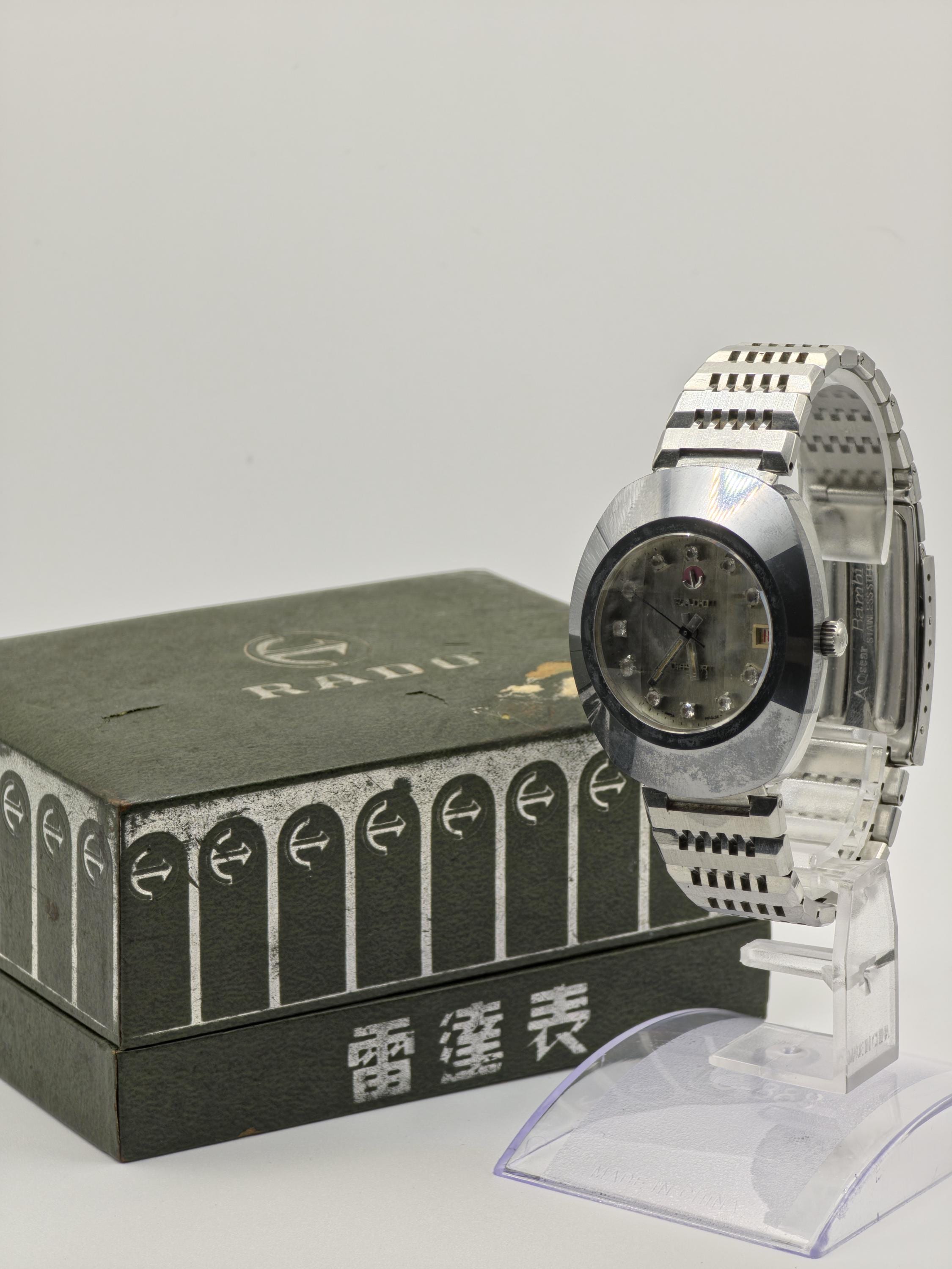 Vintage Rado Diastar Automatic Watch, Hardmetal Case, Swiss Made