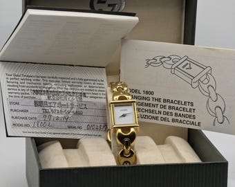 Gucci 1800L Vintage Swiss Women's Watch | Box & Warranty Card