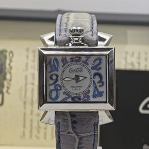 Gaga Milano Napoleone Brevettato Swiss Quartz Watch Box & Warranty