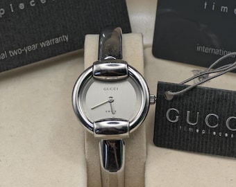 Gucci 6100L Stainless Steel Bracelet Ladies Watch | - 134 - Etsy UK
