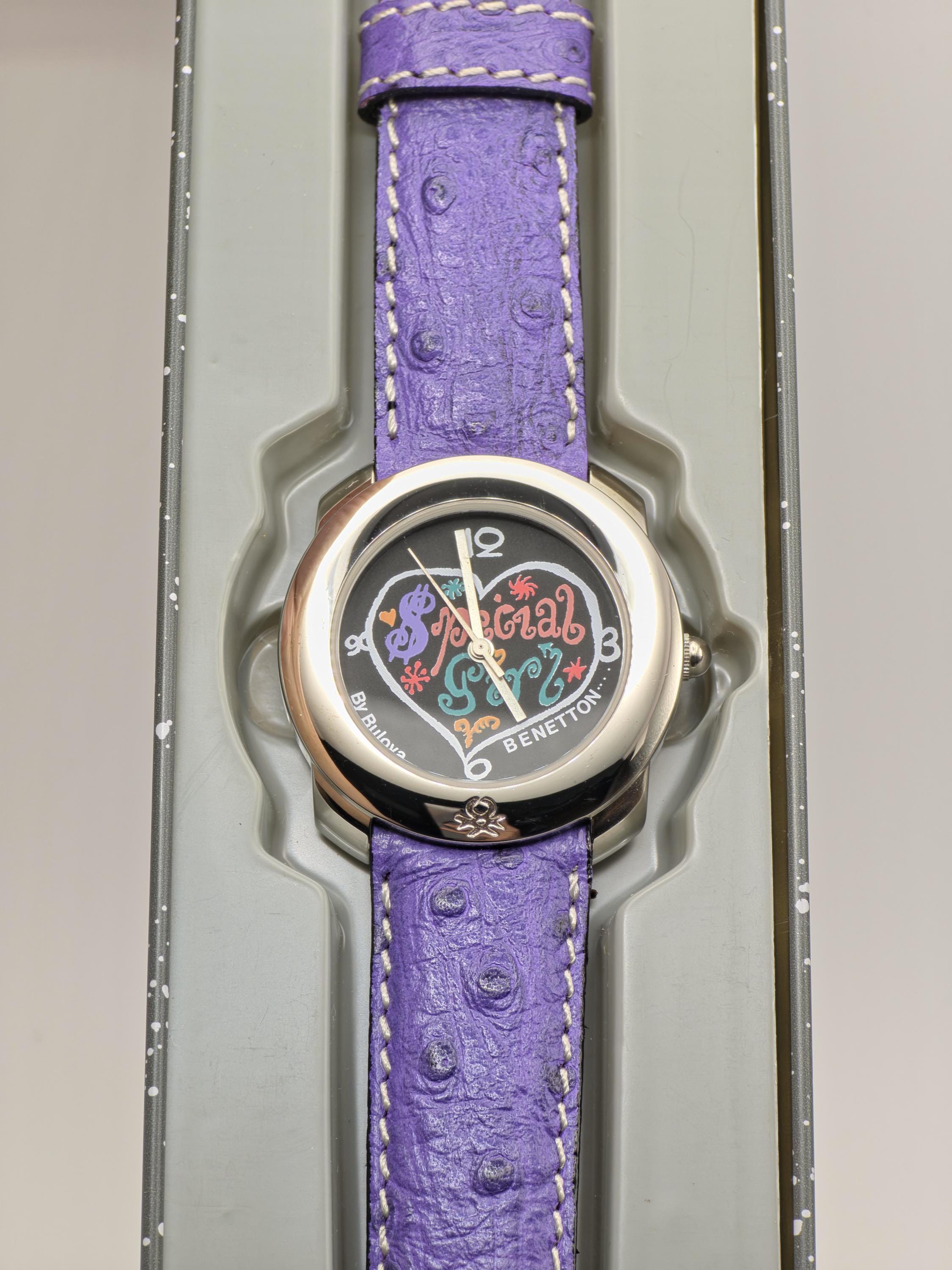 Bulova United Colors of Benetton Unisex Quartz Watch Vintage