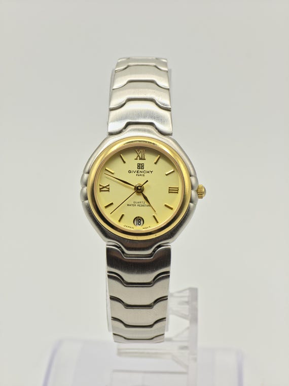 Givenchy Paris Vintage Quartz Watch Women Two Tone | - 147 