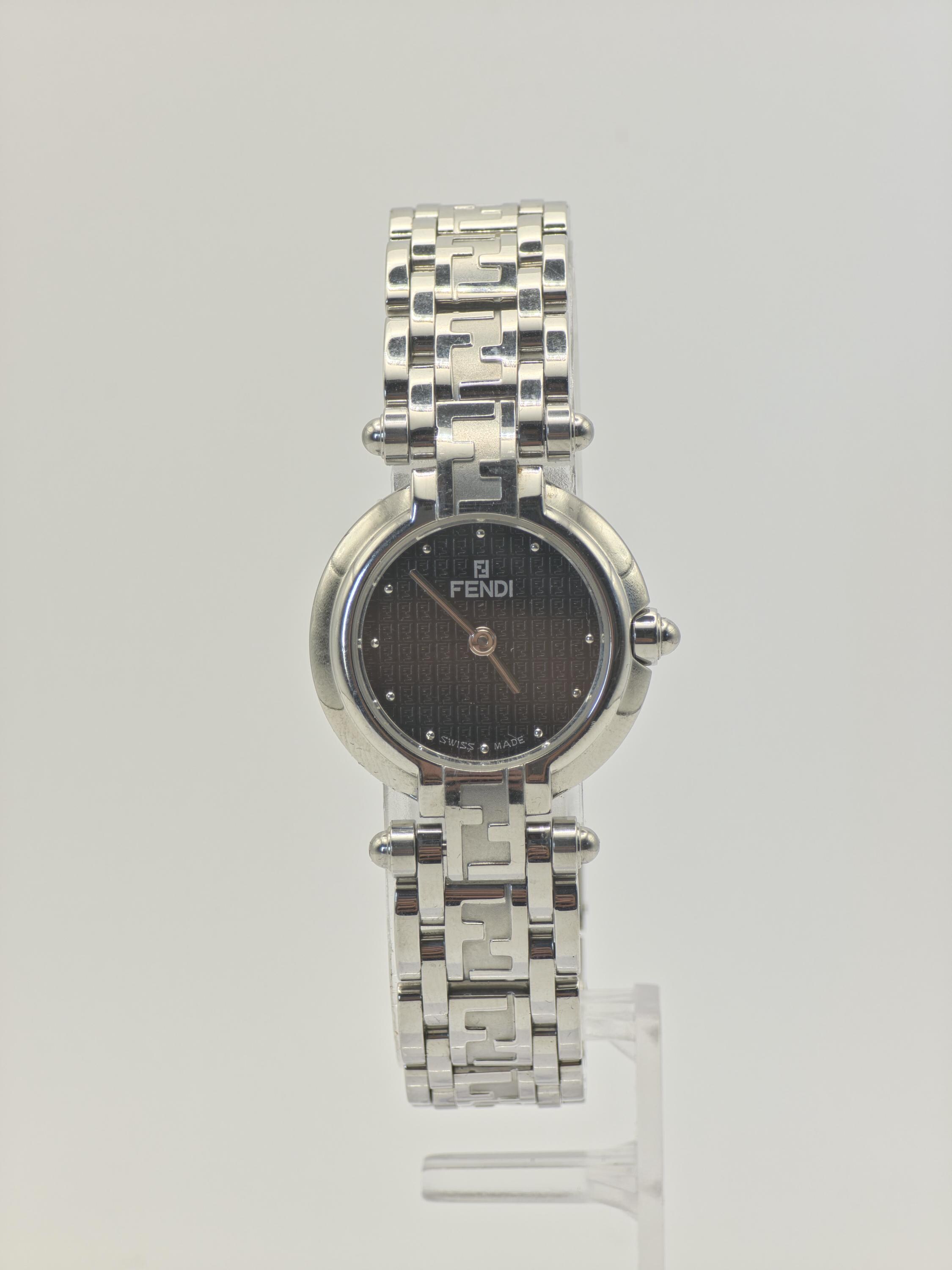 Fendi 750L Quartz Women's Watch Sapphire Crystal Stainless Steel