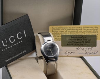 Gucci 6700L Vintage Swiss Women Watch | Box & Warranty - 173 - Etsy Gucci 6700L Vintage Swiss Women Watch | Box & Warranty - 173 - Etsy