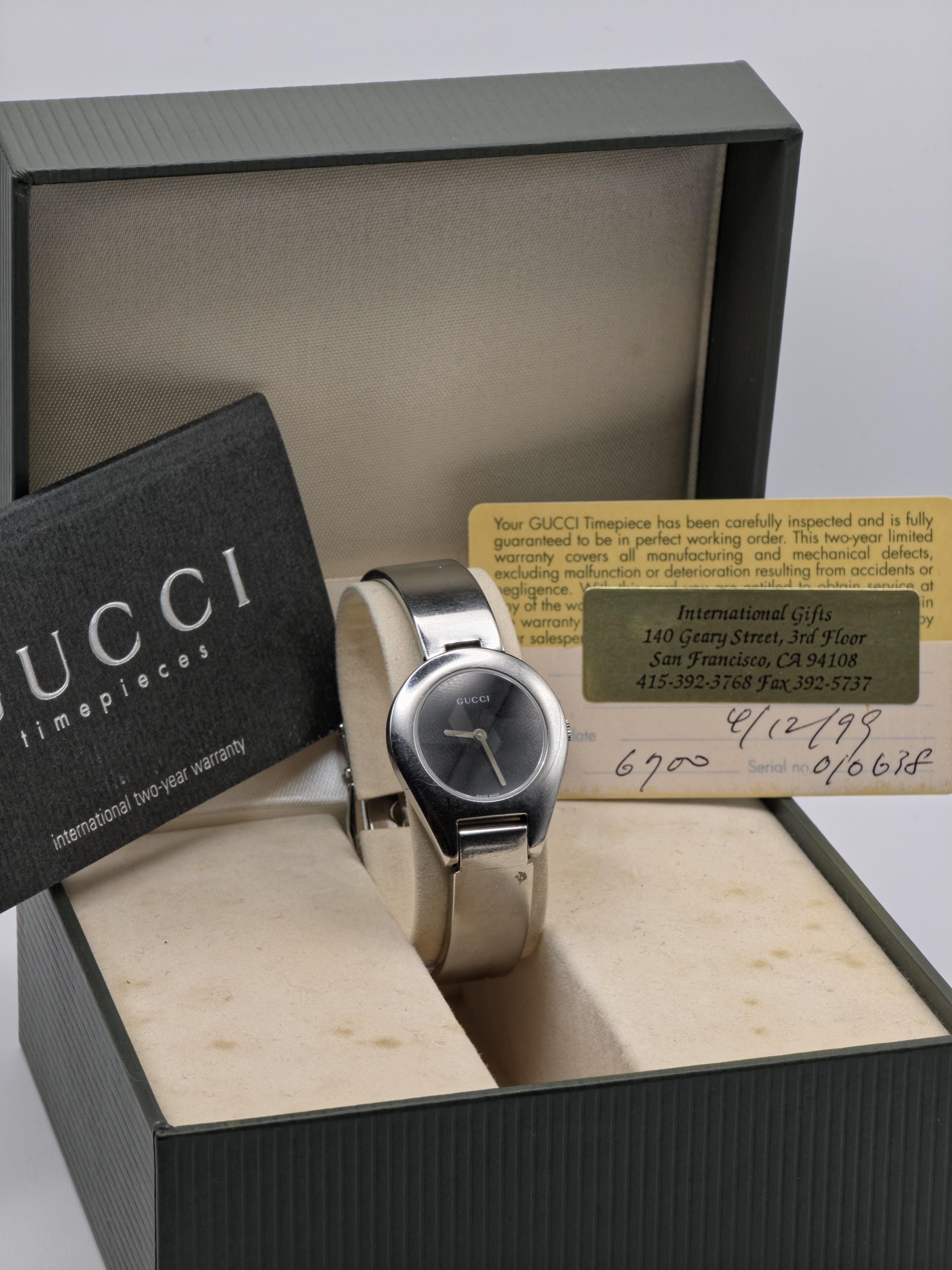 Gucci 6700L Vintage Swiss Women Watch | Box & Warranty - 173 - Etsy
